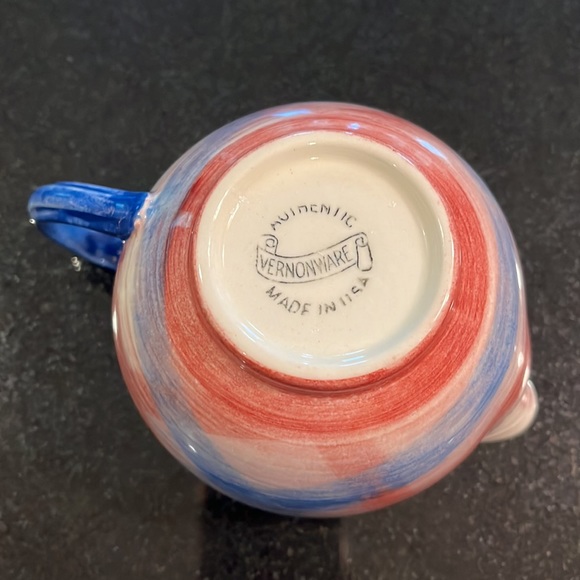 Vernonware "Calico Plaid" Creamer  - Excellent Vintage Condition - Picture 5 of 6